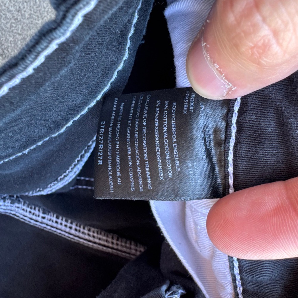 Dickies Women Black Carpenter Pants 27R - Picture 7 of 12